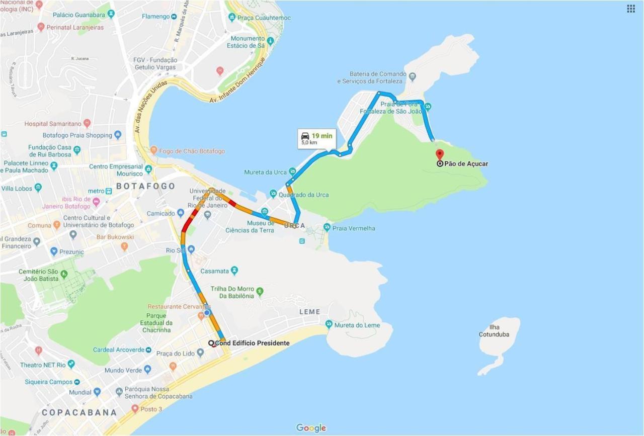 Econômico Vista Mar Praia de Copacabana Rio de Janeiro Exterior foto